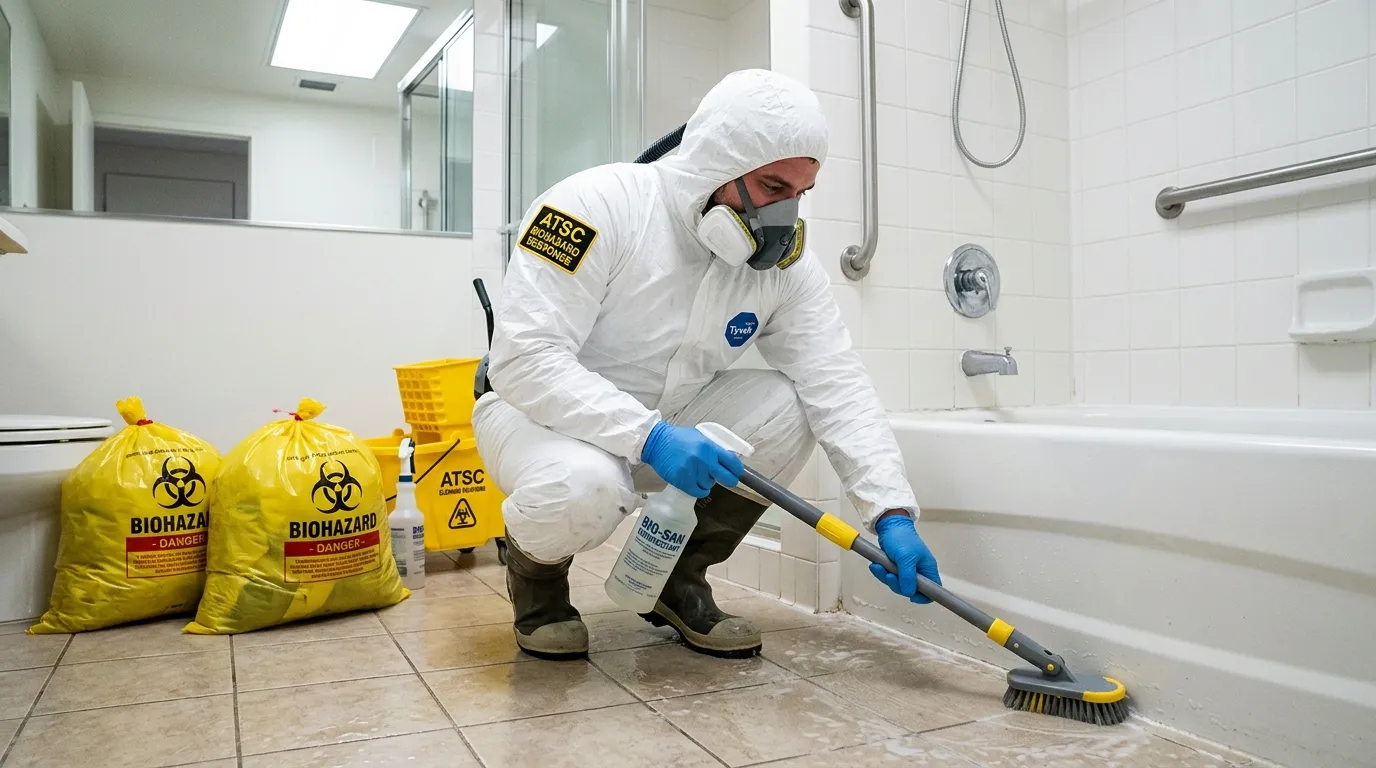 Decontamination equipment deployed for Blood Cleanup in Terrell Hills